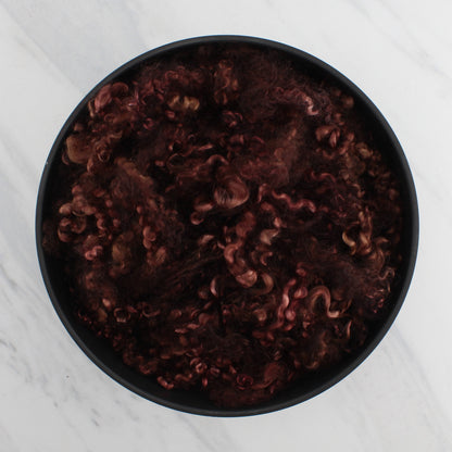 KID MOHAIR LOCKS in Chocolate