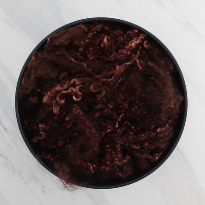 KID MOHAIR LOCKS in Chocolate