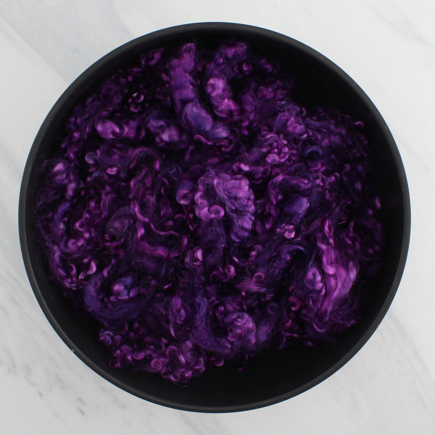 KID MOHAIR LOCKS in Eggplant