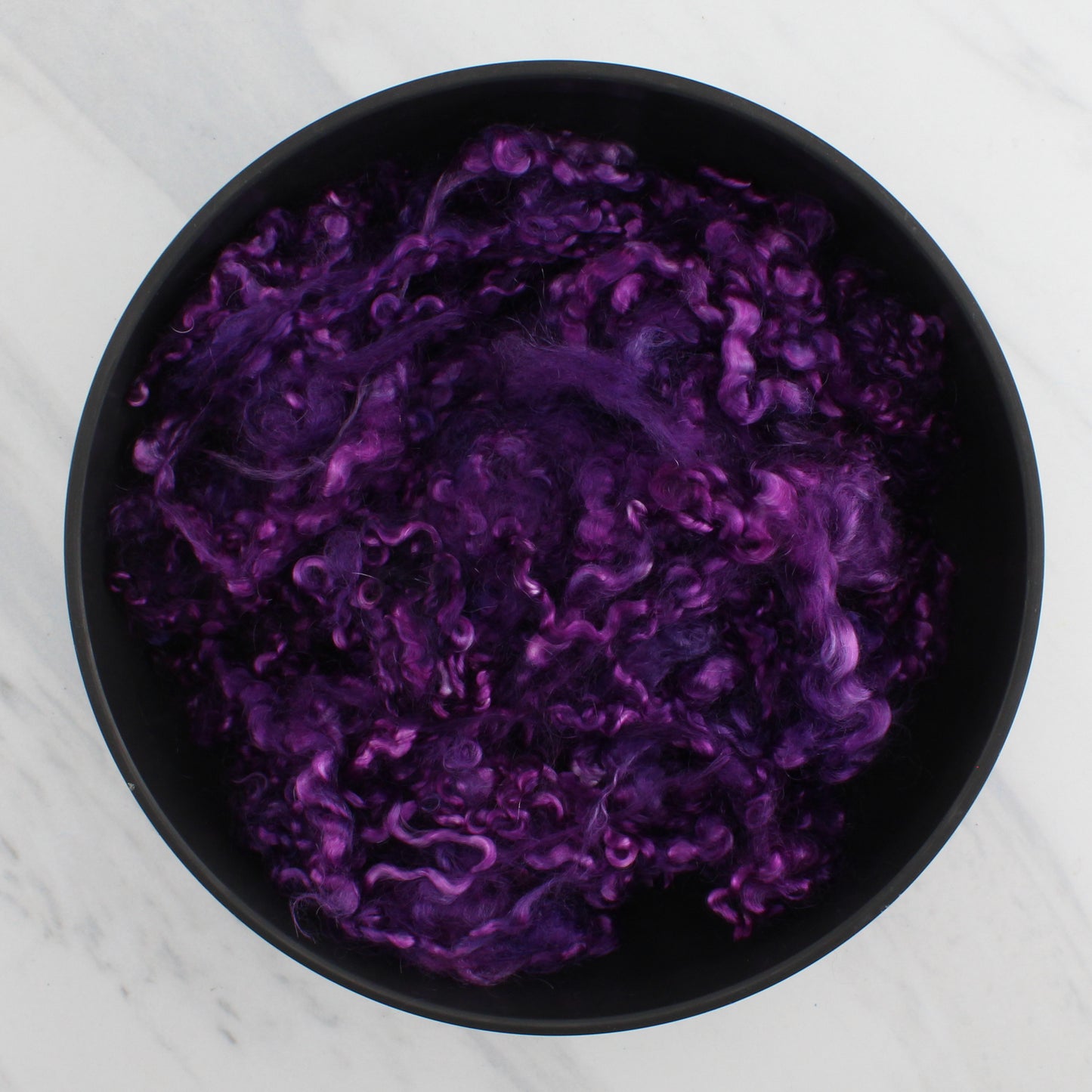 KID MOHAIR LOCKS in Eggplant