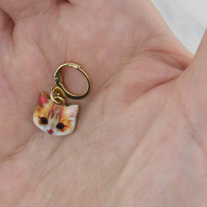 KITTY CAT STITCH MARKER SETS FOR KNITTING AND CROCHET
