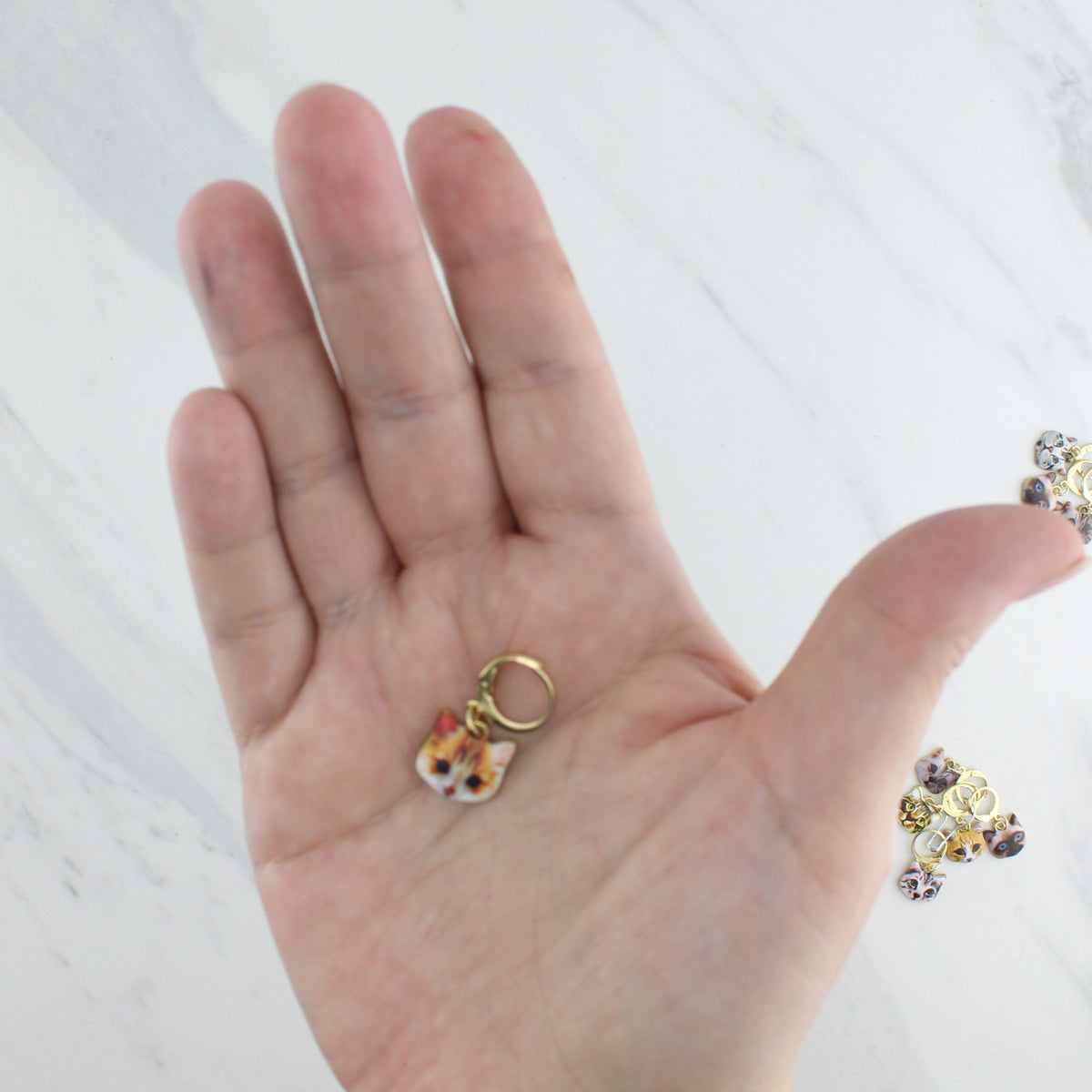 KITTY CAT STITCH MARKER SETS FOR KNITTING AND CROCHET