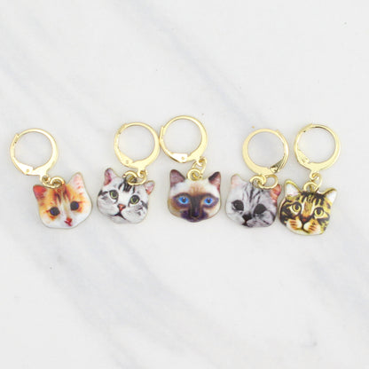 KITTY CAT STITCH MARKER SETS FOR KNITTING AND CROCHET