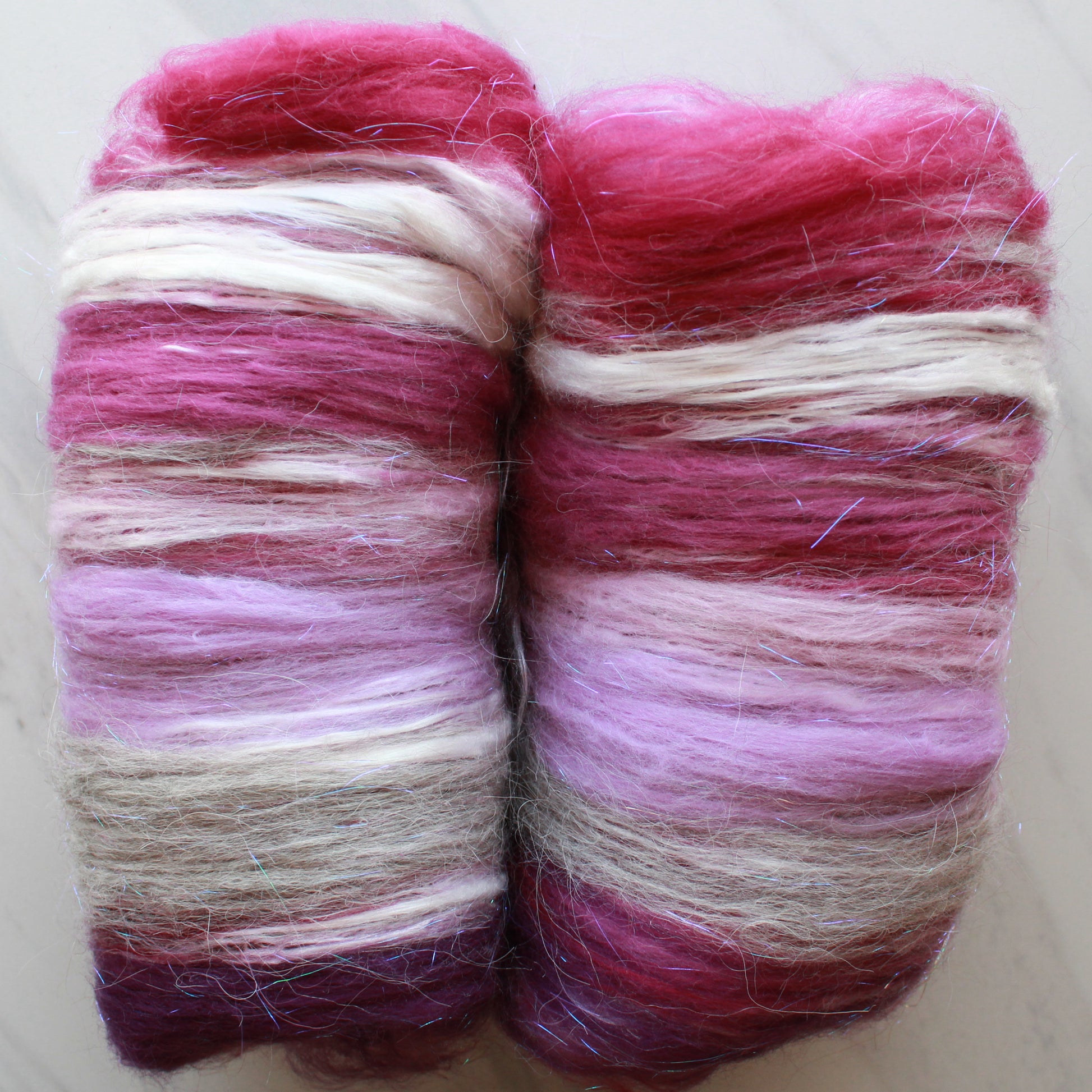 KRISTIN LAVRANSDATTER Soft Luxury Art Batts to Spin and Felt - Purple Lamb