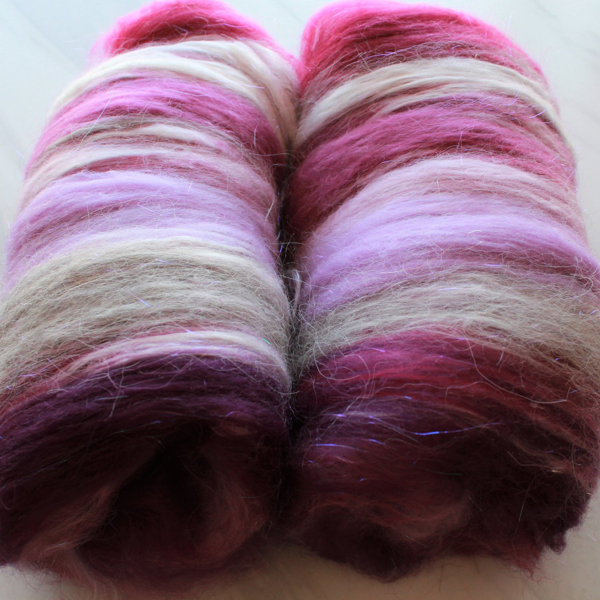 KRISTIN LAVRANSDATTER Soft Luxury Art Batts to Spin and Felt - Purple Lamb