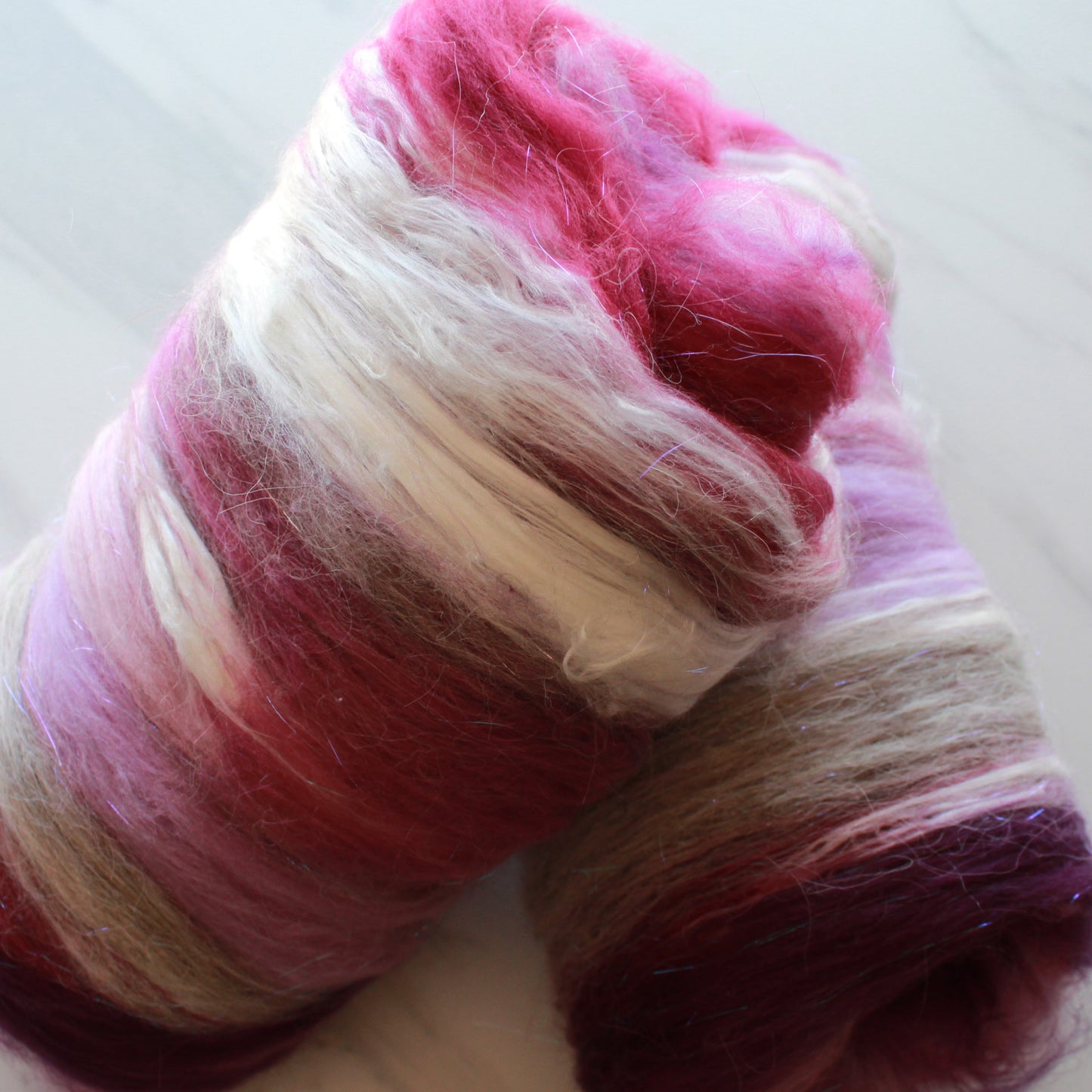 KRISTIN LAVRANSDATTER Soft Luxury Art Batts to Spin and Felt - Purple Lamb
