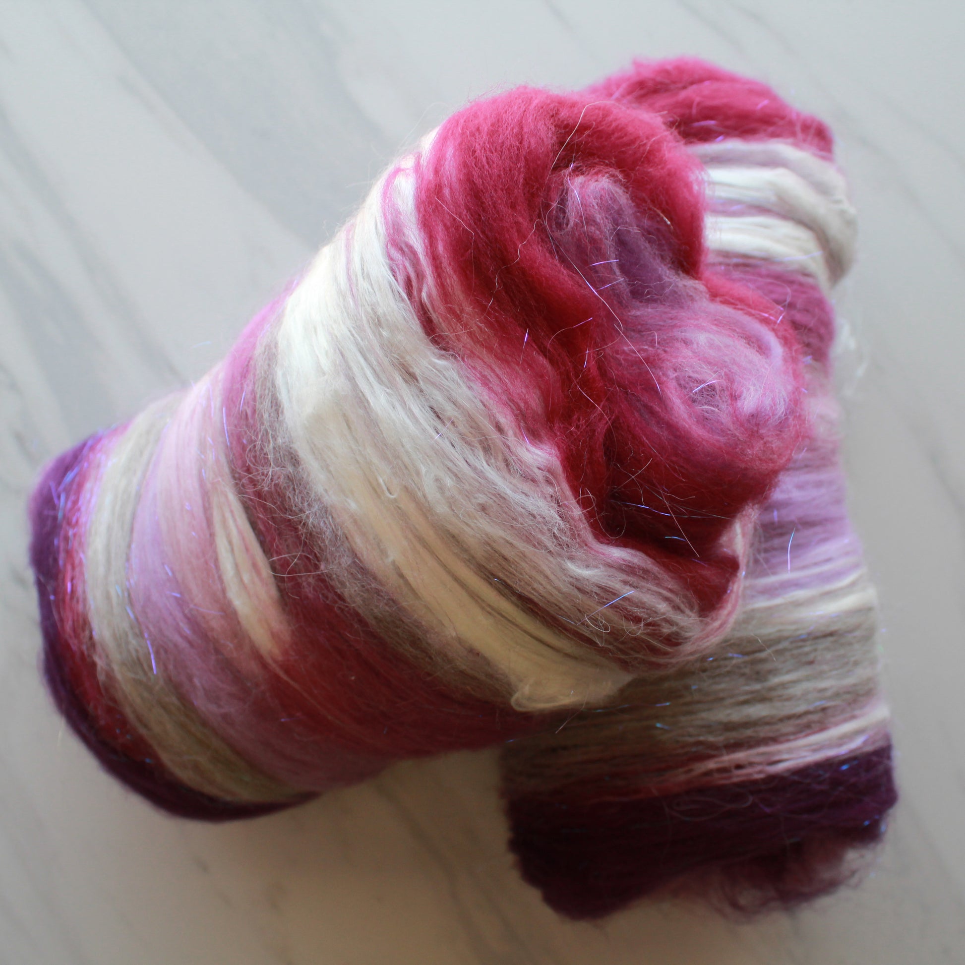KRISTIN LAVRANSDATTER Soft Luxury Art Batts to Spin and Felt - Purple Lamb