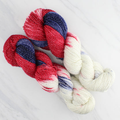 LIBERTY Hand Dyed on Twinkle Sock - Block Variegated Yarn