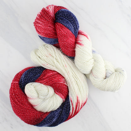 LIBERTY Hand Dyed on Twinkle Sock - Block Variegated Yarn