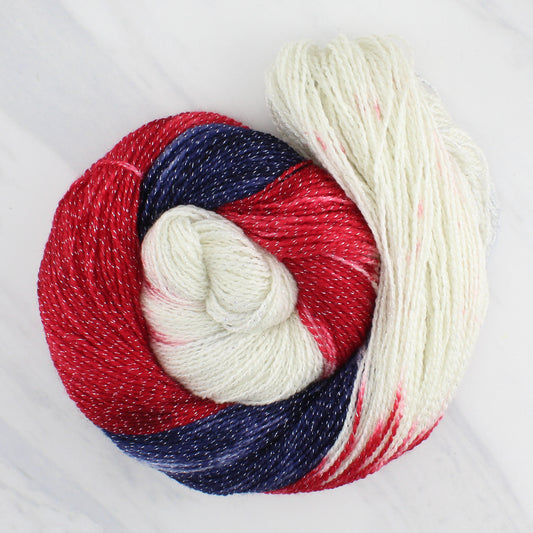LIBERTY Hand Dyed on Twinkle Sock - Block Variegated Yarn