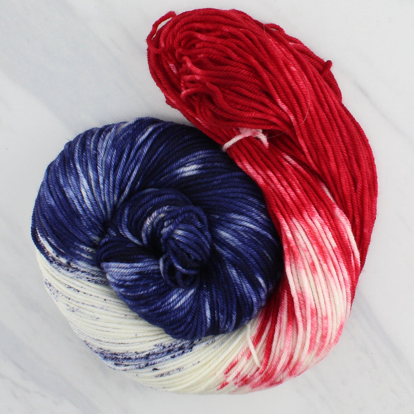 LIBERTY Hand Dyed on Squoosh Worsted - Block Variegated Colorway