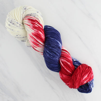 LIBERTY Hand Dyed on Squoosh Worsted - Block Variegated Colorway