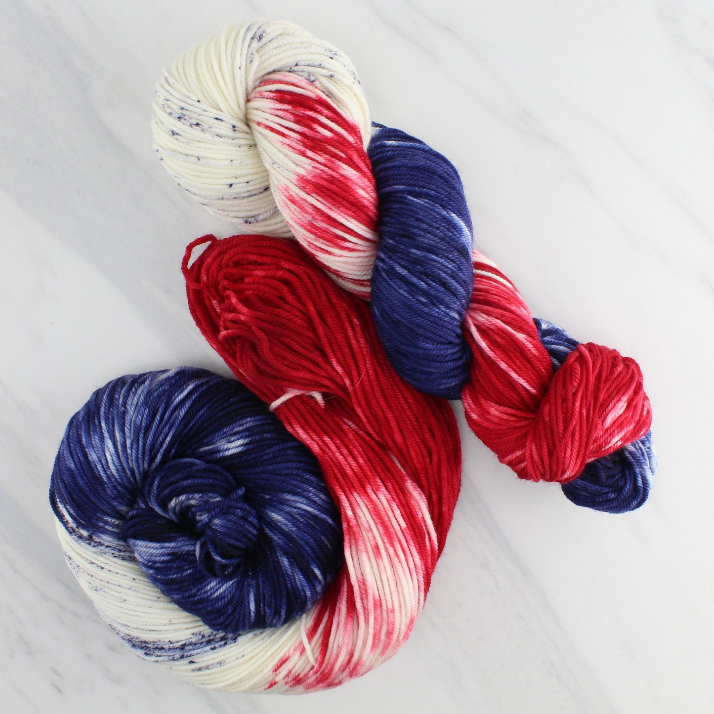 LIBERTY Hand Dyed on Squoosh Worsted - Block Variegated Colorway