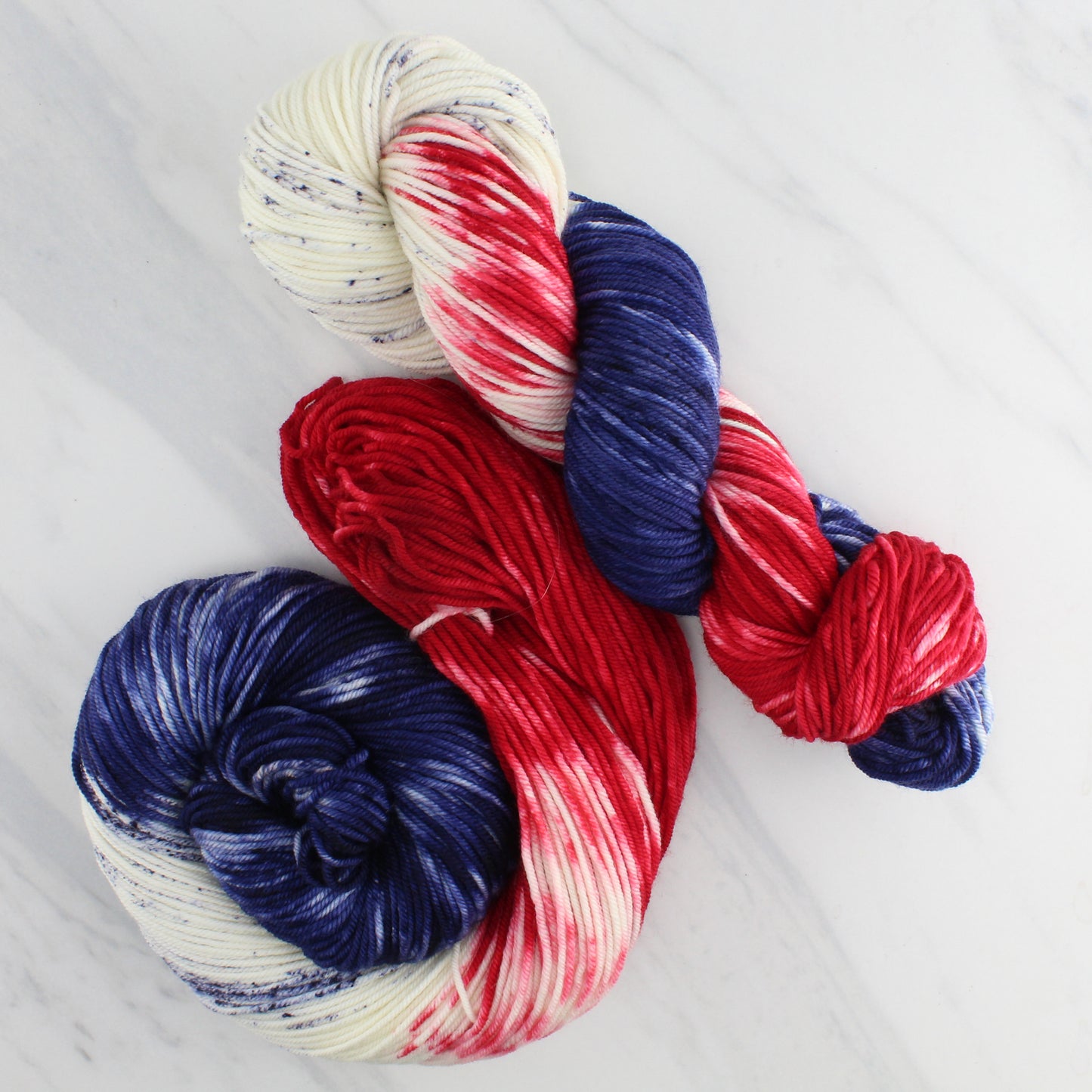 LIBERTY Hand Dyed on Squoosh Worsted - Block Variegated Colorway