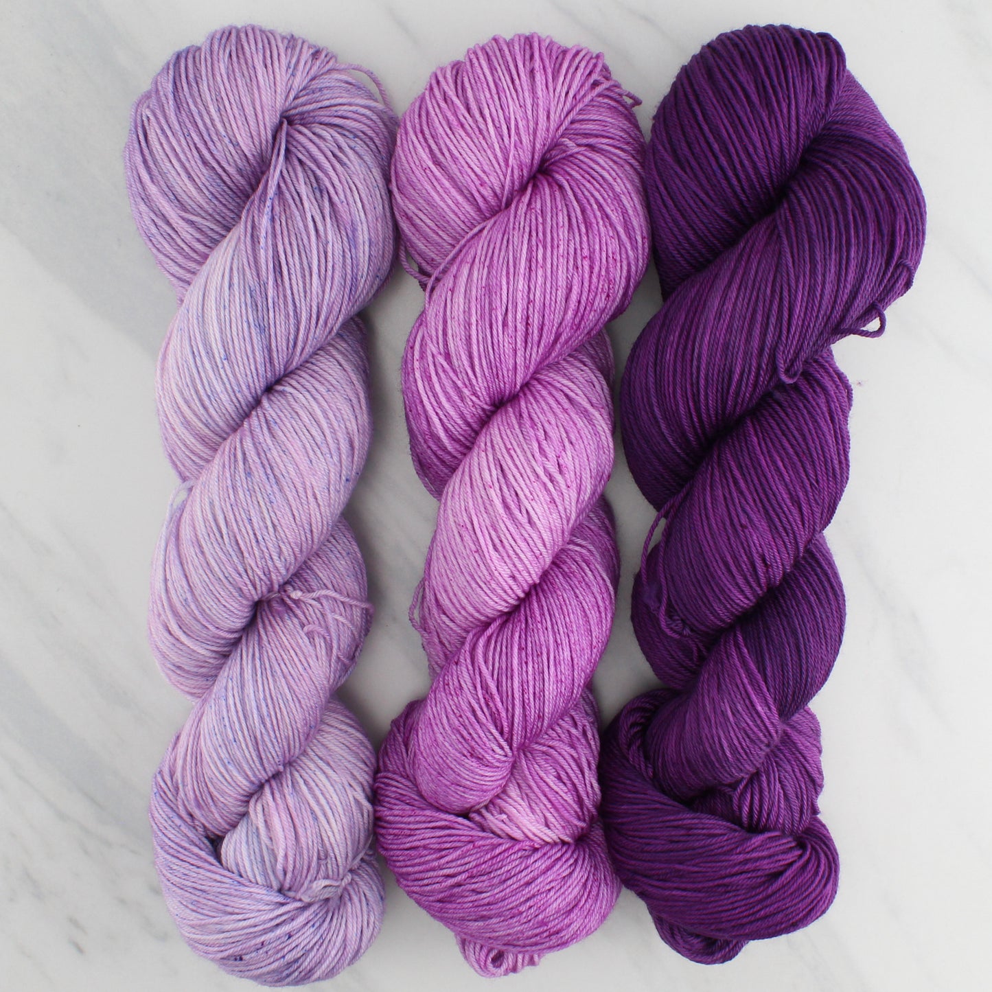 BERRY Hand Dyed on Sock Perfection- Semi-Solid Yarn