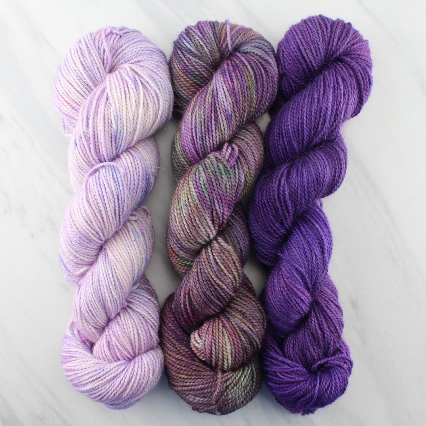 REGAL Hand-Dyed Yarn on Buttery Soft DK - Purple Lamb