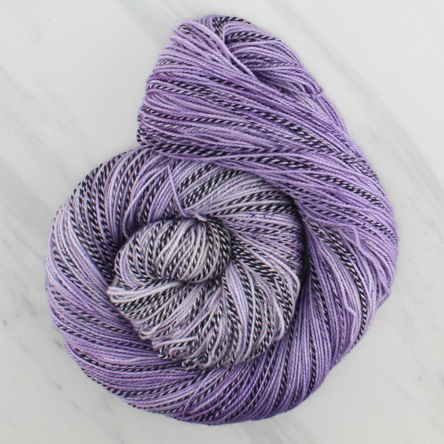 LILAC on Stained Glass Fingering - Indie-Dyed Yarn