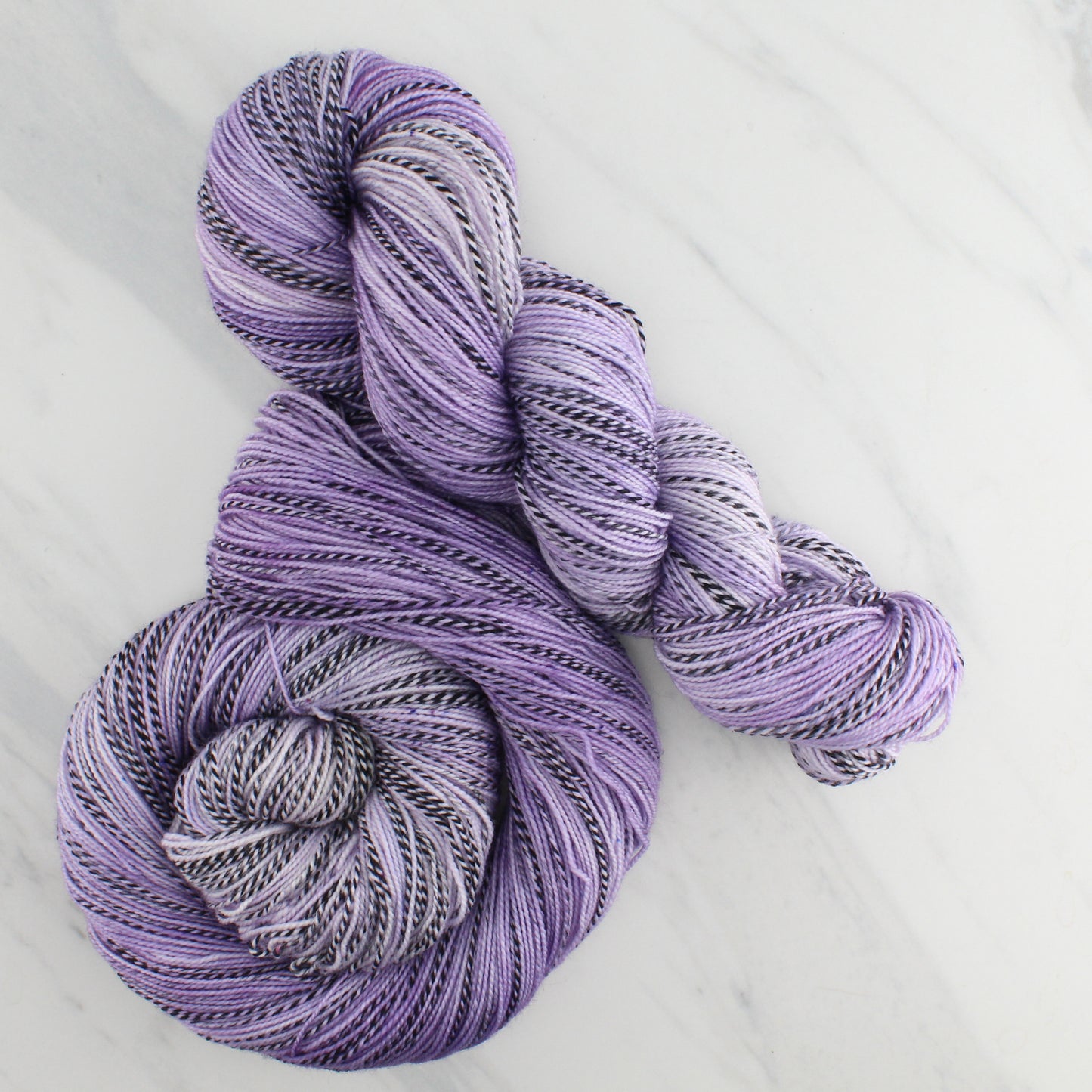 LILAC on Stained Glass Fingering - Indie-Dyed Yarn