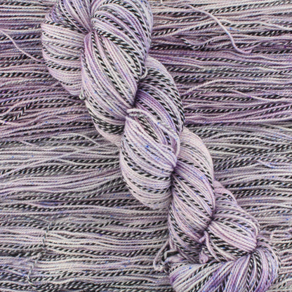 LILAC on Stained Glass Sock - Indie-Dyed Yarn - Purple Lamb