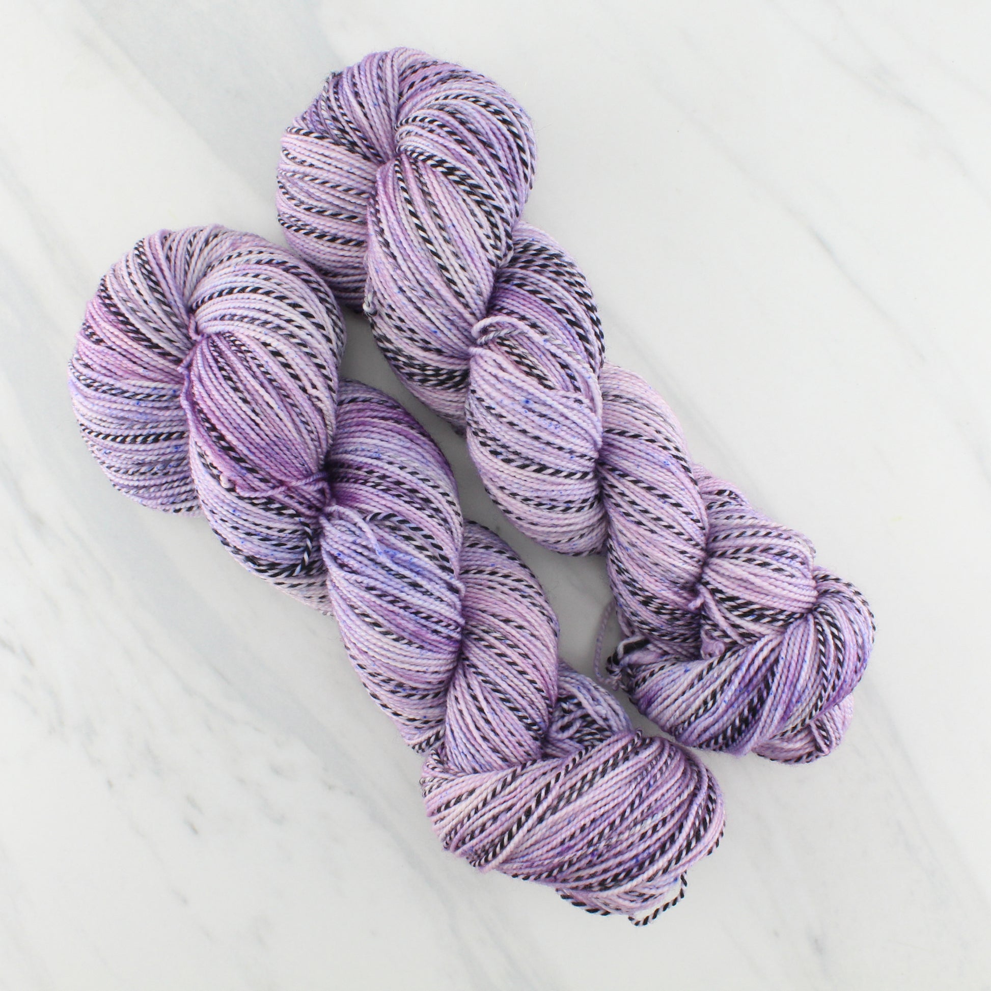 LILAC on Stained Glass Sock - Indie-Dyed Yarn - Purple Lamb