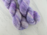 LILAC Indie-Dyed Yarn on Suri Lace Cloud
