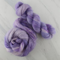 LILAC Indie-Dyed Yarn on Suri Lace Cloud