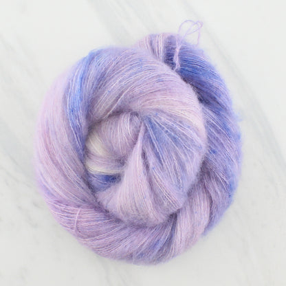 LILAC on Suri Lace Cloud - Indie-Dyed Yarn - Purple Lamb