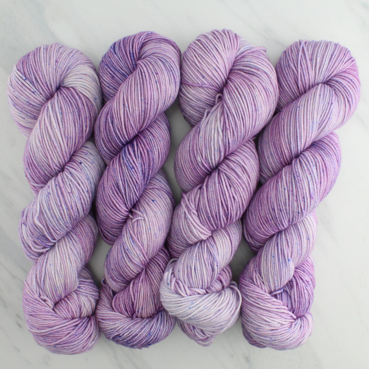 LILAC Hand Dyed on Splendid Sport - Semi-Solid Colorway with Speckles