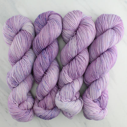 LILAC Hand Dyed on Splendid Sport - Semi-Solid Colorway with Speckles
