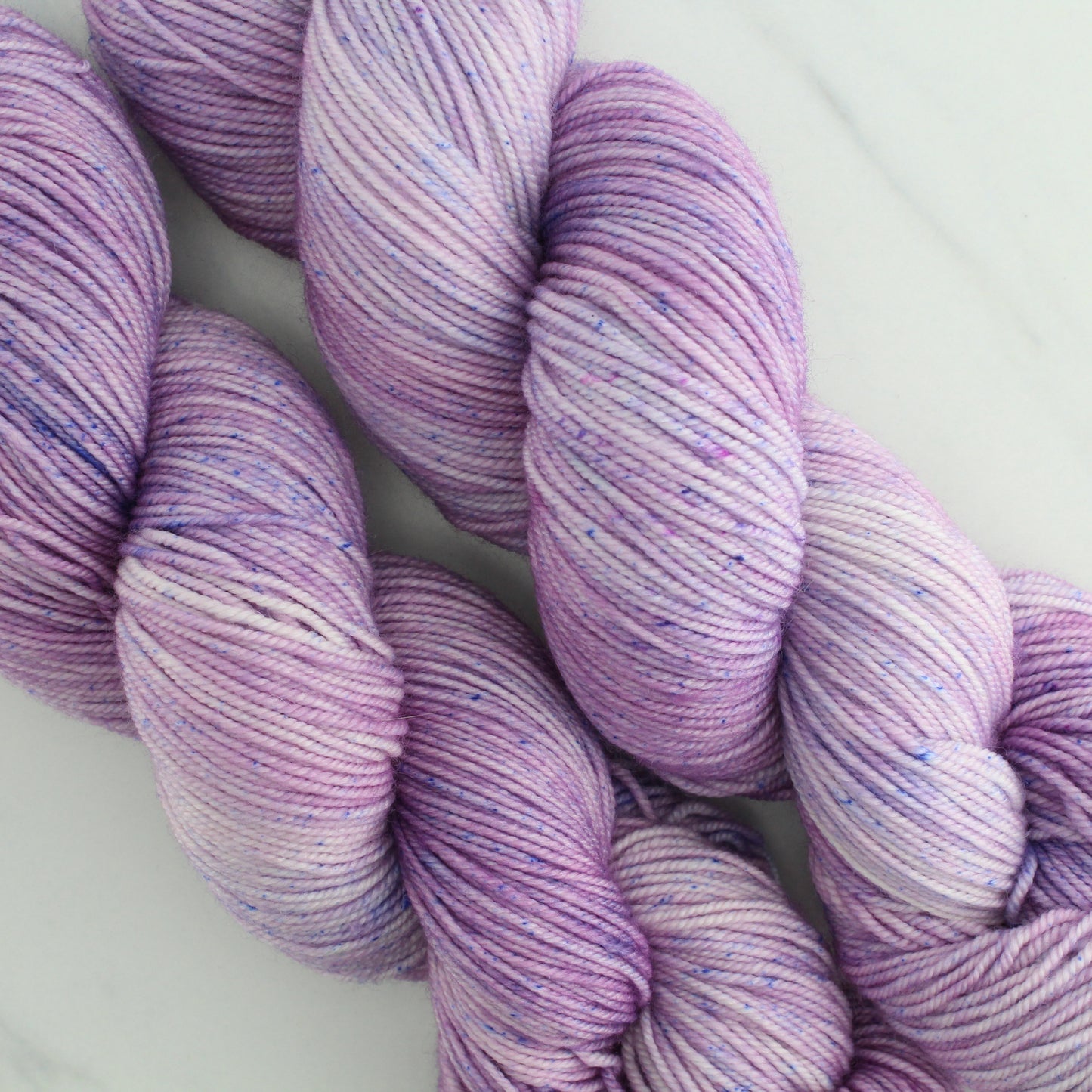 LILAC Hand Dyed on Splendid Sport - Semi-Solid Colorway with Speckles