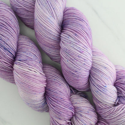 LILAC Hand Dyed on Splendid Sport - Semi-Solid Colorway with Speckles