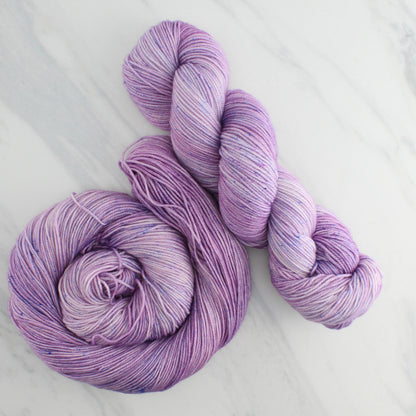 LILAC Hand Dyed on Splendid Sport - Semi-Solid Colorway with Speckles