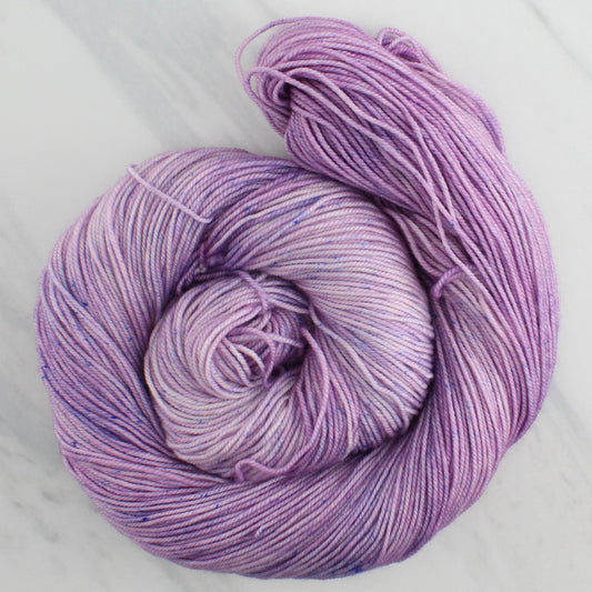 LILAC Hand Dyed on Splendid Sport - Semi-Solid Colorway with Speckles