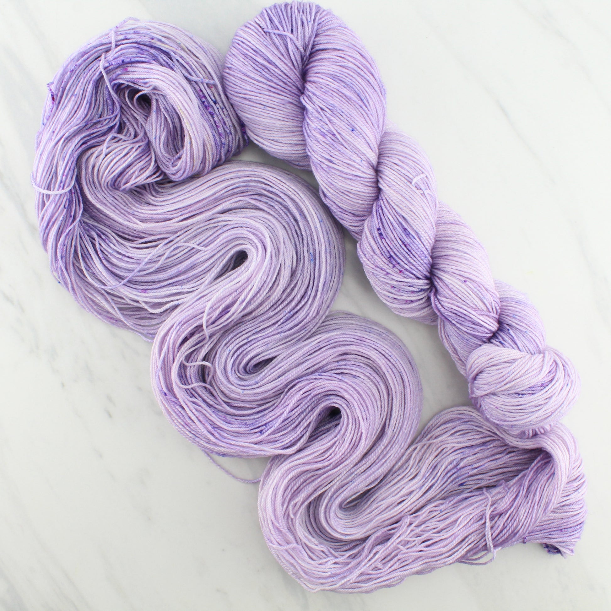 LILAC on Sock Perfection- Indie-Dyed Yarn - Purple Lamb