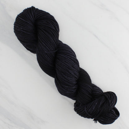 LITTLE BLACK DRESS Hand Dyed on Squoosh DK - Semi-Solid Colorway
