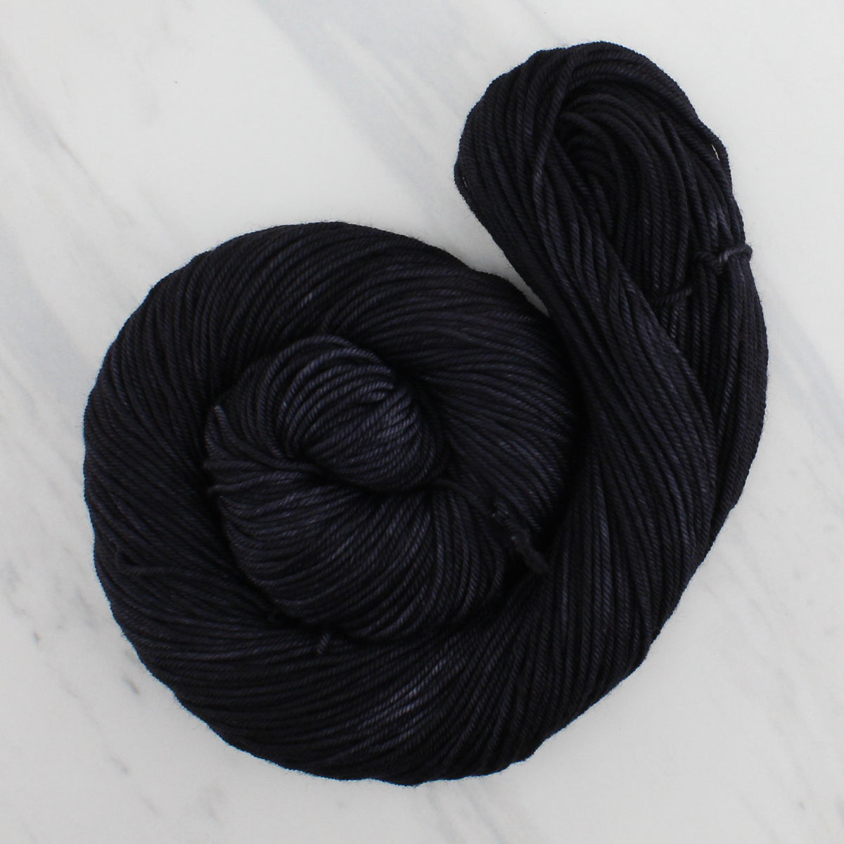 LITTLE BLACK DRESS on Squoosh Worsted - Semi-Solid Colorway