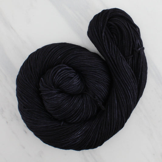 LITTLE BLACK DRESS on Squoosh Worsted - Semi-Solid Colorway