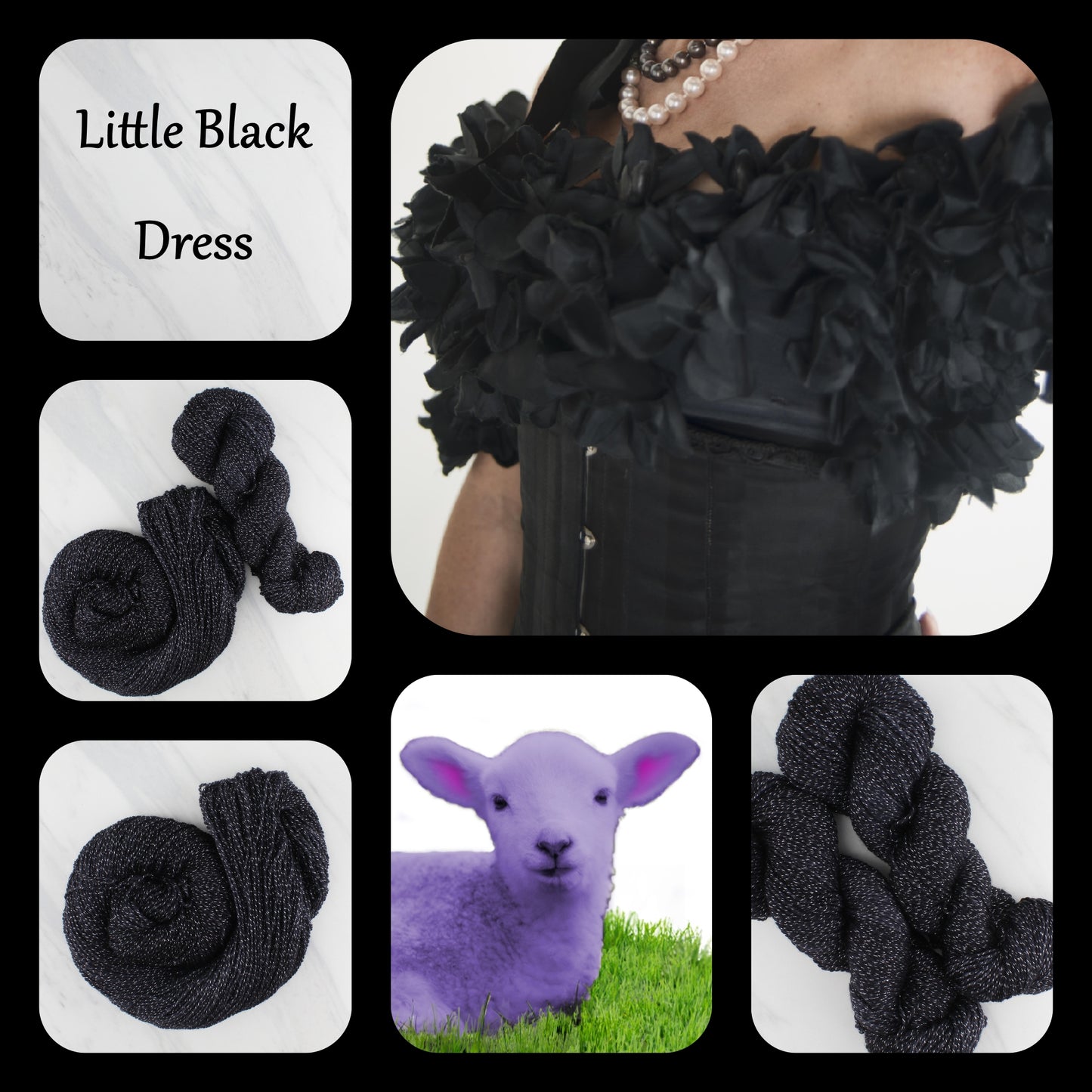 LITTLE BLACK DRESS - Yarn Dyed to Order