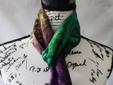 LOTHLORIEN Hand-Dyed Silk Scarf - 8 x 72 inches