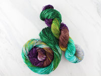 LOTHLORIEN Hand-Dyed Yarn on Sparkly Merino Sock