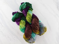 LOTHLORIEN Hand-Dyed Yarn on Squiggle Sock