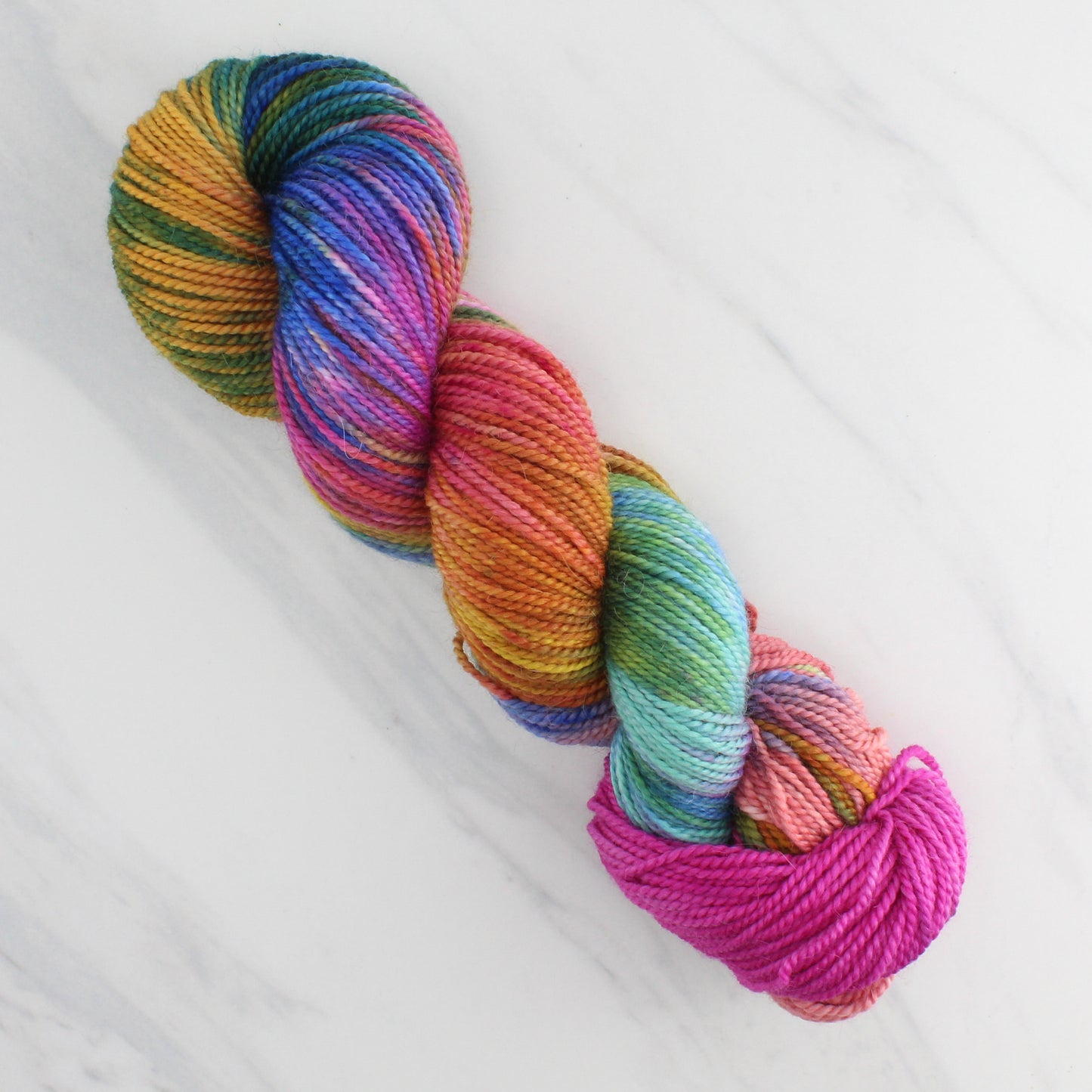 MASACCIO'S TRIBUTE MONEY Hand Dyed on Buttery Soft DK - Block Variegated Colorway