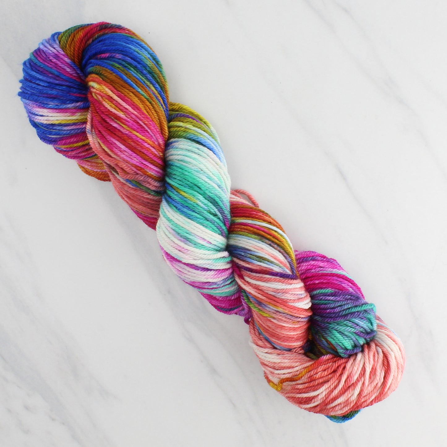 MASACCIO'S TRIBUTE MONEY Hand Dyed on Squoosh DK - Block Variegated Colorway