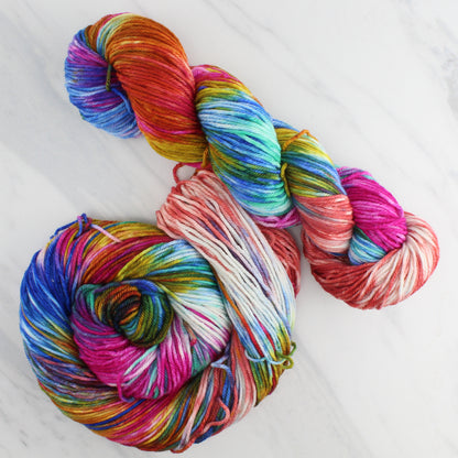 MASACCIO'S TRIBUTE MONEY Hand Dyed on Squoosh DK - Block Variegated Colorway