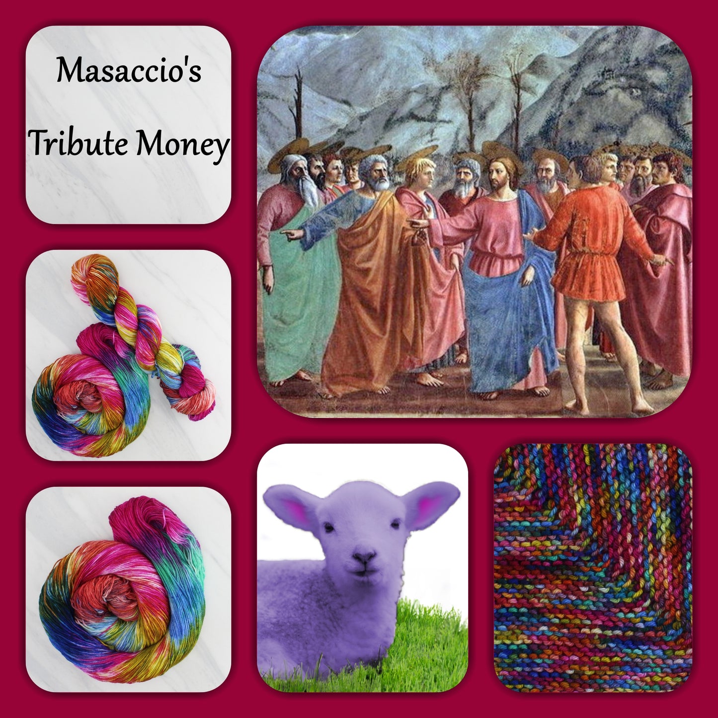 MASACCIO'S TRIBUTE MONEY - Yarn Dyed to Order