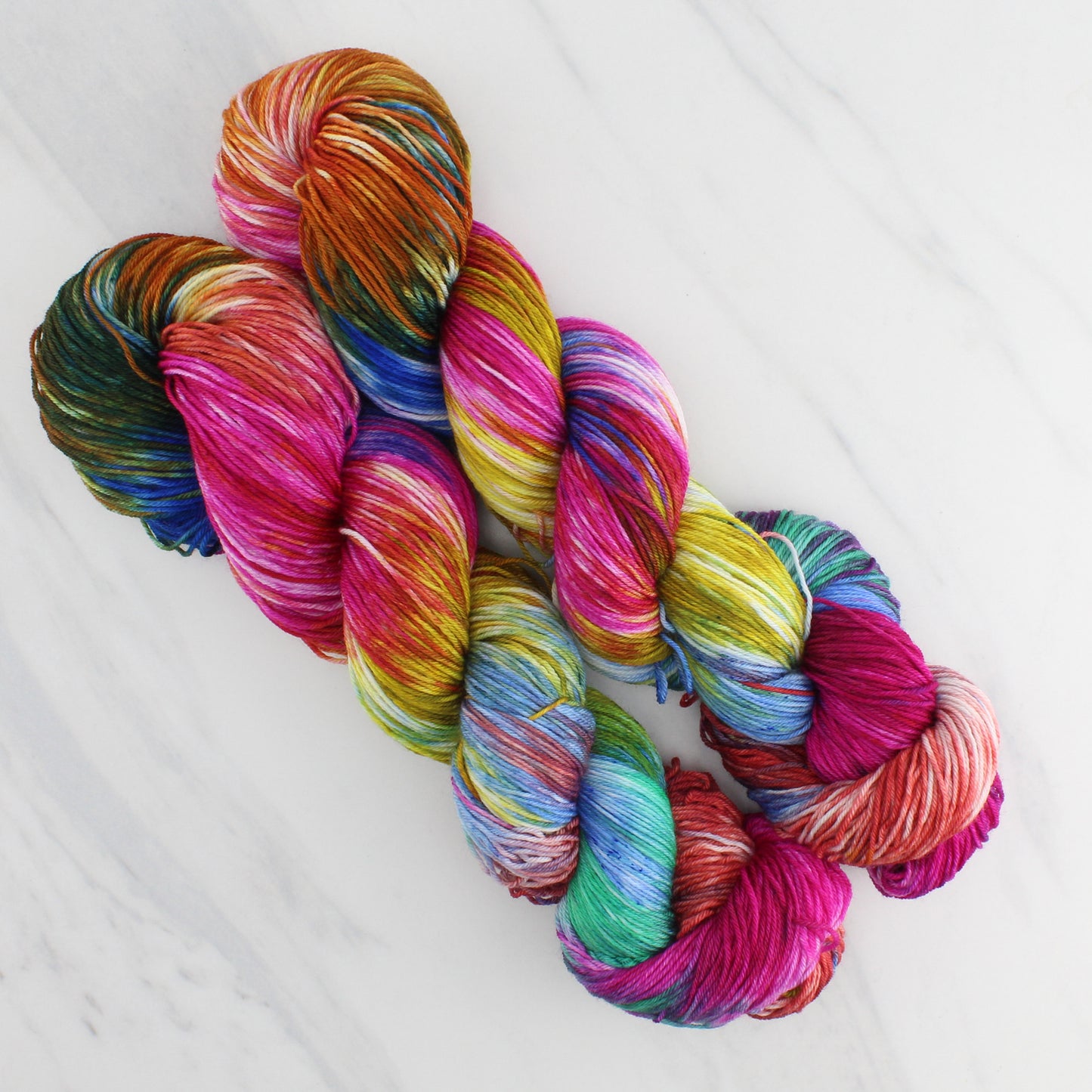 MASACCIO'S TRIBUTE MONEY Hand Dyed on Sock Perfection - Block Variegated Yarn