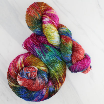 MASACCIO'S TRIBUTE MONEY Hand Dyed on Twinkle Fingering - Block Variegated Yarn