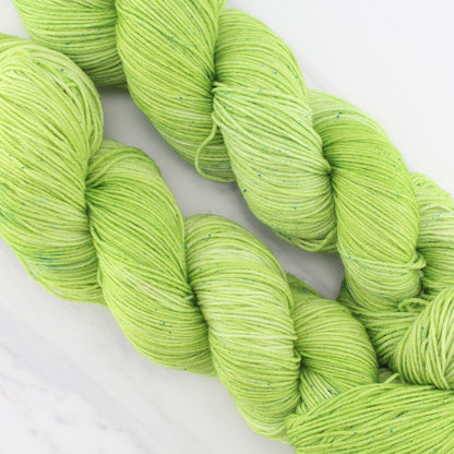 MATCHA LATTE on Sock Perfection - Hand-Dyed Yarn - Purple Lamb