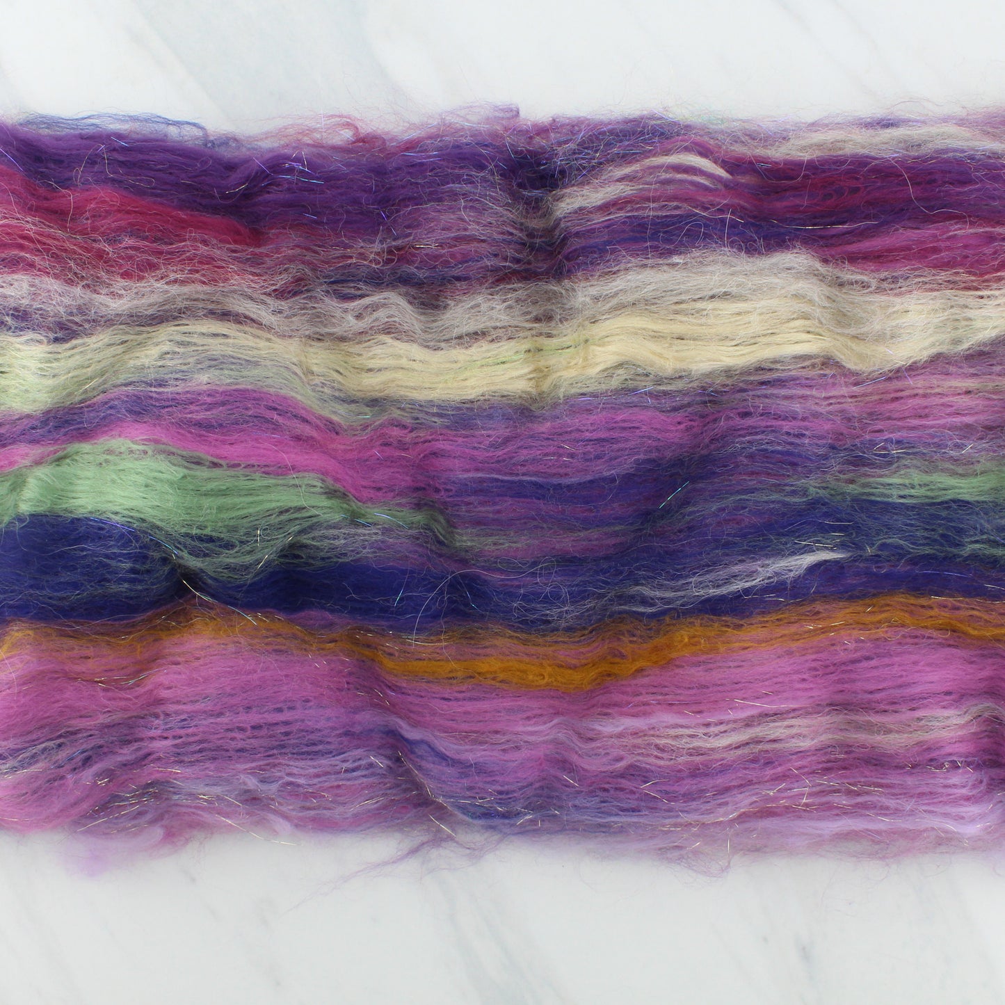 MIDSUMMER NIGHT'S DREAM Art Batt for Spinning and Felting