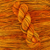 Butterfly Collection - MONARCH BUTTERFLY Hand-Dyed Yarn on Stained Glass Sock